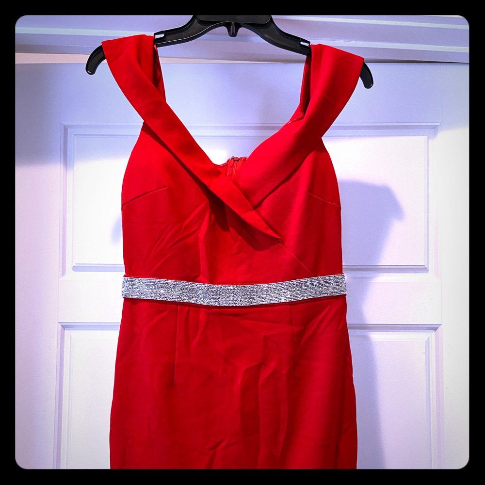 Bright Red cocktail dress